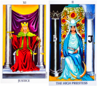 Justice_High Priestess-Tarot-Birth-Cards