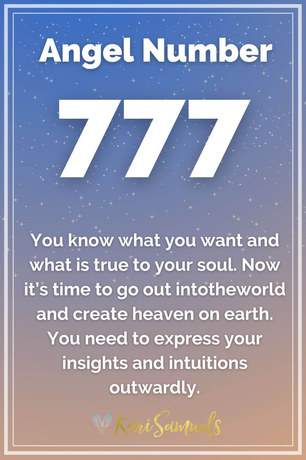 Angel Number 777