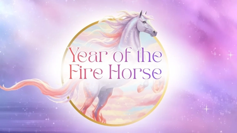 2026 Year of the Fire Horse astrology symbol representing freedom, passion, and personal power